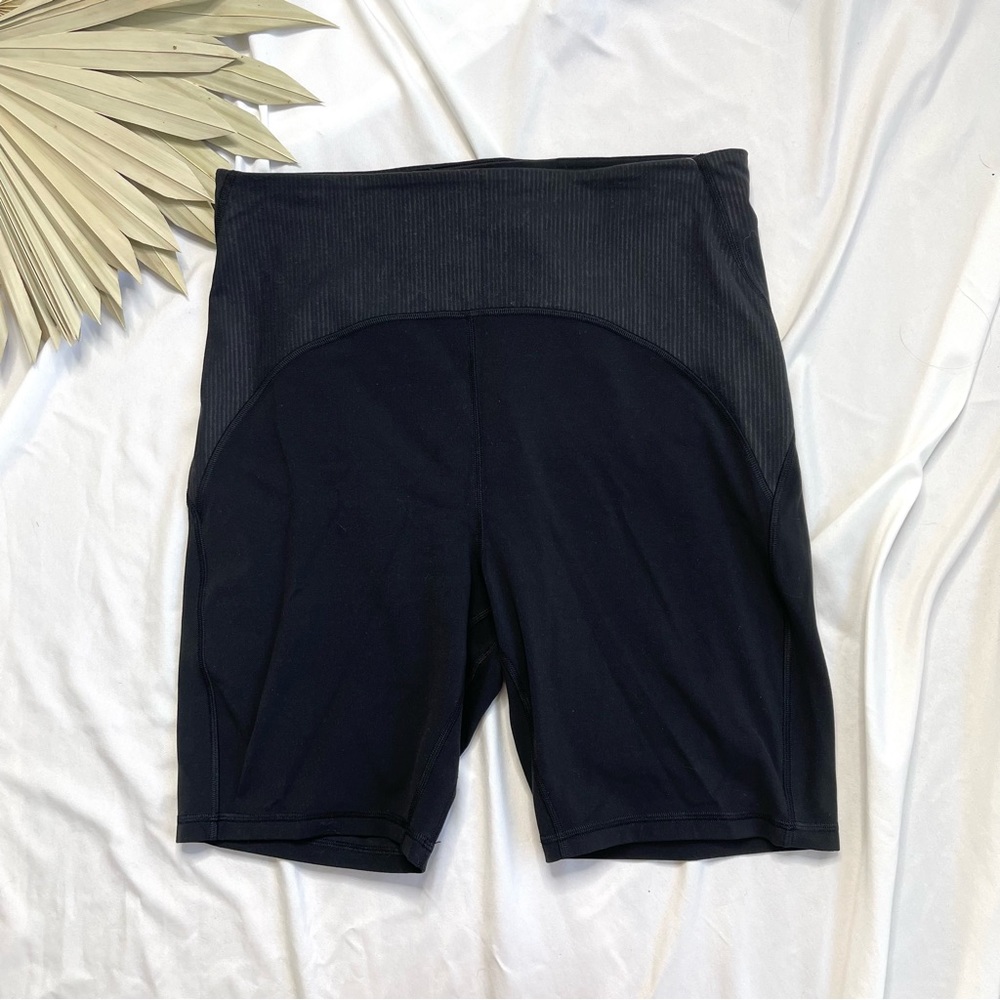 lululemon athletica Black Athletic Bike Shorts